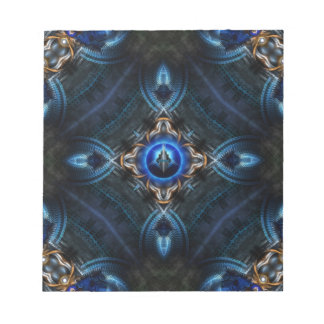 Bloc De Notas Azul dorado Kaleidoscope