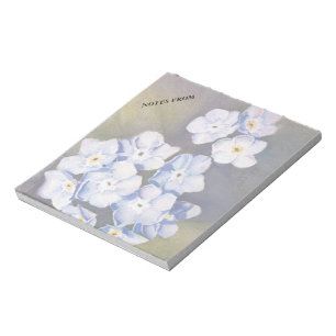 BLOC DE NOTAS AZUL OLVIDAR-ME-NOTS NOTA DE PERSONALIZABLE PAD