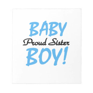 Bloc De Notas Baby Boy Orgulloso Sister Gifts