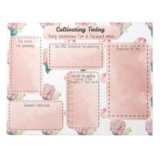 Bloc De Notas Baby Chick Fresh Spring Mindset Daily Intention