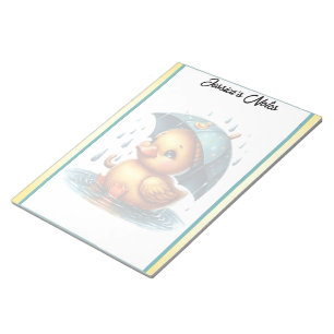 Bloc De Notas Baby Shower Cute Rubber Duck