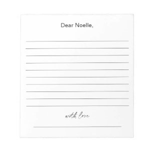 Bloc de notas Baby Shower de la cápsula de tiempo