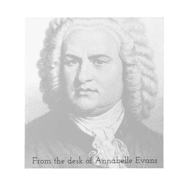 Bloc De Notas Bach (Frente)