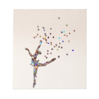 Bloc De Notas Bailarín Purpurinoso