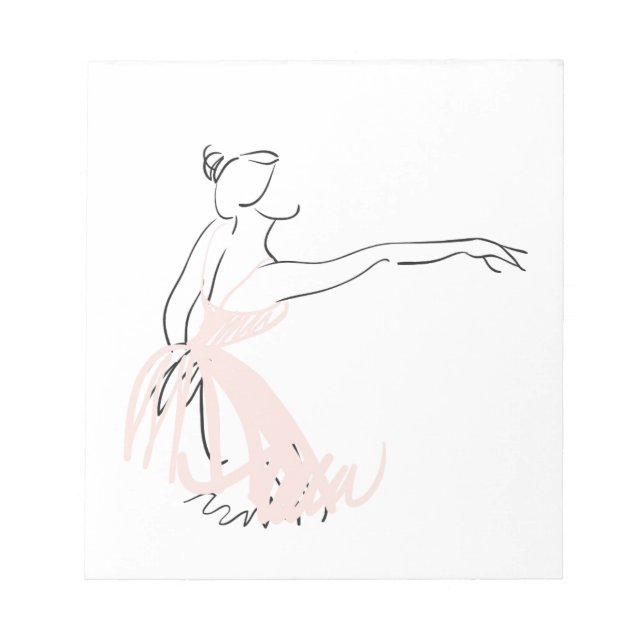 Bloc De Notas Bailarina de ballet (Frente)
