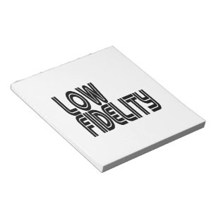 Bloc De Notas Baja Fidelidad