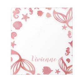 Bloc De Notas Bajo la sirena marina