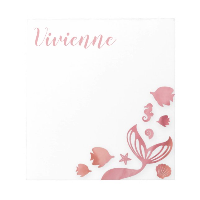 Bloc De Notas Bajo la sirena marina (Frente)