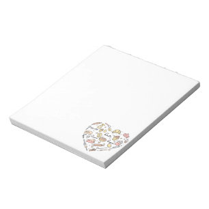 Bloc De Notas Baker Heart Funny Bakery Baking Pastry Chef