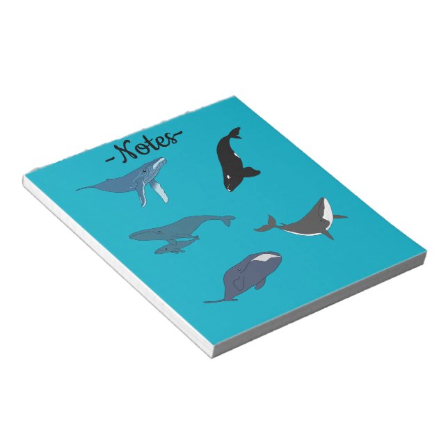 Bloc De Notas Ballena (Lado Derecho)