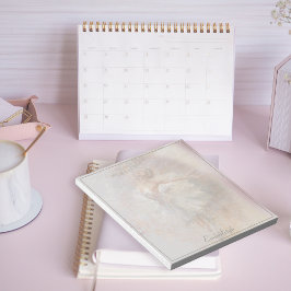 Bloc De Notas Ballerina Elegant Pose Bordes