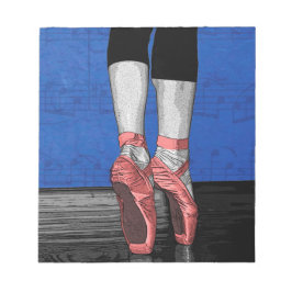 Bloc De Notas Ballet bailarín zapatos