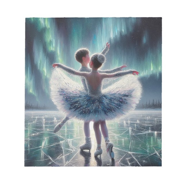 Bloc De Notas Ballet sobre hielo (Frente)