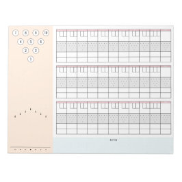 Bloc De Notas Baloncesto 3 juegos con pines y notas de marco