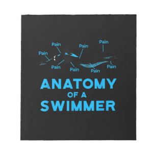 Bloc De Notas Bañador Regalos Anatomía De Un Nadador