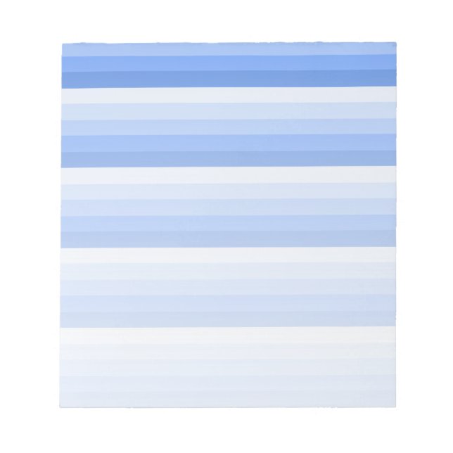 Bloc De Notas Bandas de sombra azules (Frente)