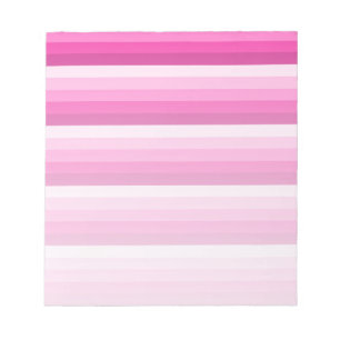 Bloc De Notas Bandas de sombra rosadas calientes