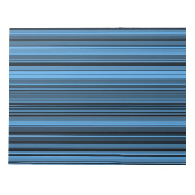 Bloc De Notas Bandas negras azules (Frente)