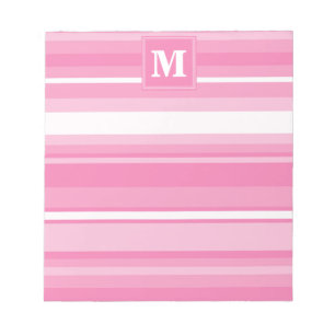 Bloc De Notas Bandas rosadas monográficas