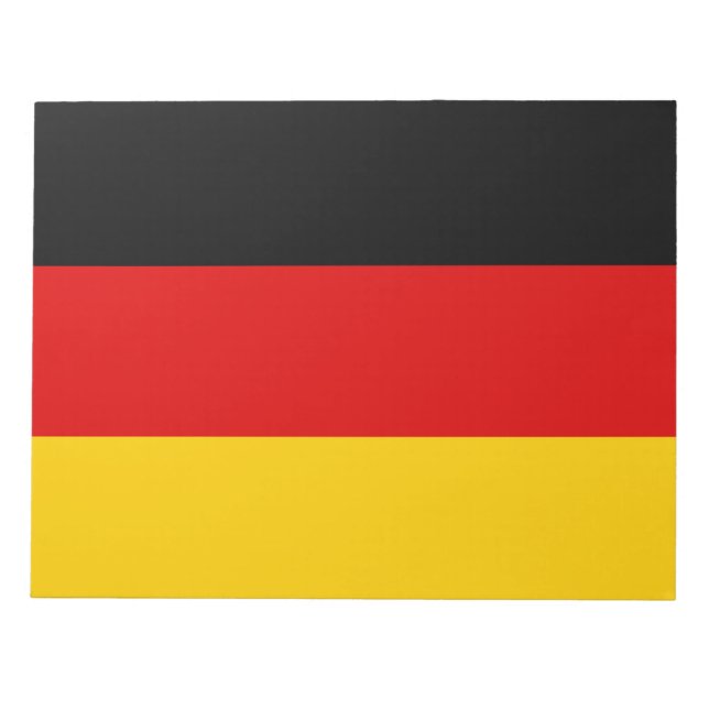 Bloc De Notas Bandera alemana (Alemania) (Frente)