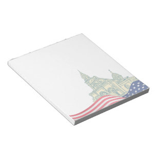 Bloc De Notas Bandera Americana Personalizada Patriótica USA