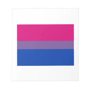 BLOC DE NOTAS BANDERA BISEXUAL OFICIAL DEL ORGULLO