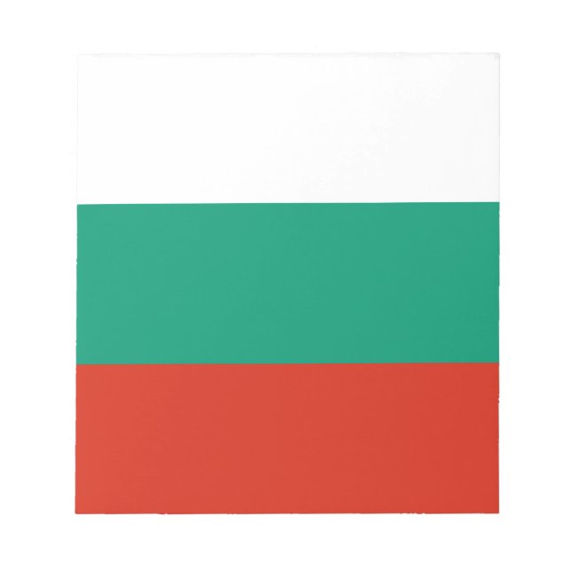 Bloc De Notas Bandera búlgara patriótica (Frente)
