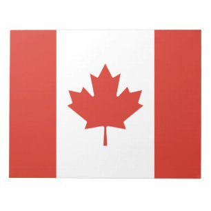Bloc De Notas Bandera canadiense (hoja de arce) (Canadá)