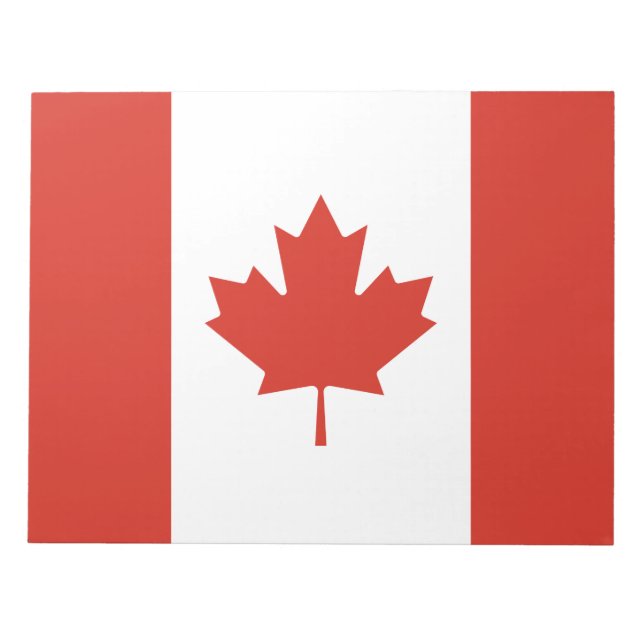 Bloc De Notas Bandera canadiense (hoja de arce) (Canadá) (Frente)