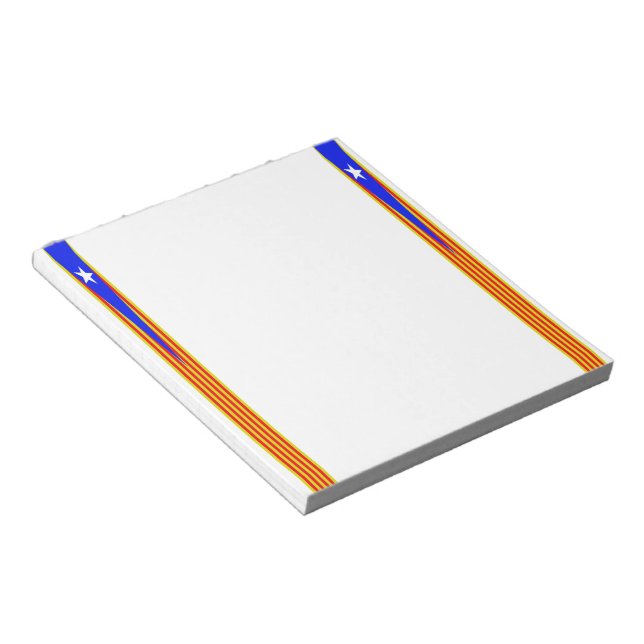 Bloc De Notas bandera catalana (Lado Derecho)