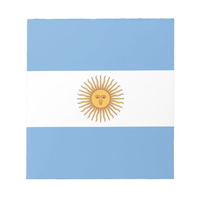 Bloc De Notas Bandera de Argentina (Frente)