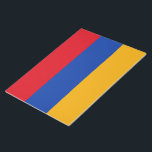 Bloc De Notas Bandera de Armenia<br><div class="desc">Este diseño presenta la bandera nacional de Armenia (oficialmente la República de Armenia), que es un país sin litoral en la región del Cáucaso Sur de Eurasia. Armenia se encuentra en Asia occidental, en las tierras altas armenias, y está rodeada por Turquía al oeste, Georgia al norte, la República independiente...</div>