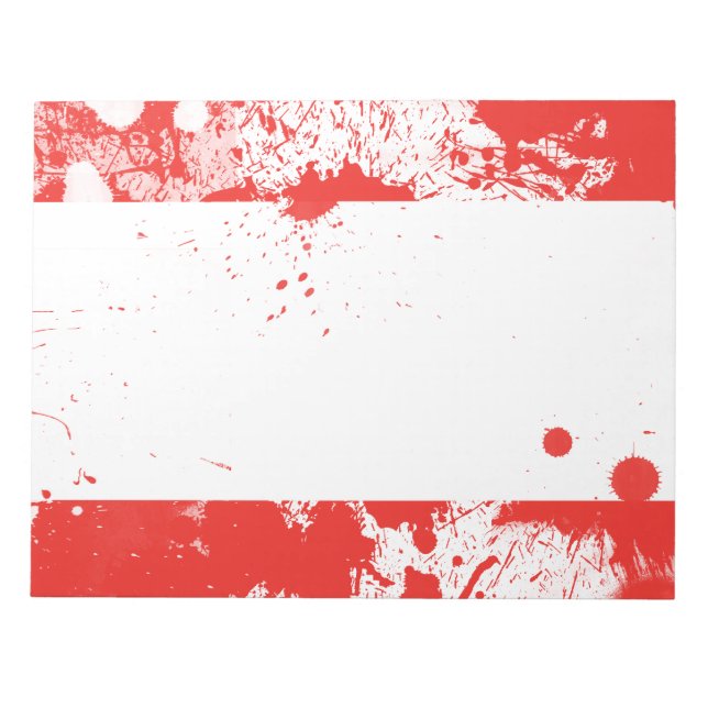 Bloc De Notas Bandera de Austria (Frente)