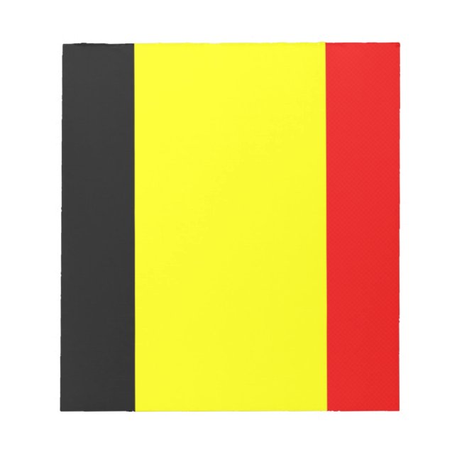 Bloc De Notas Bandera de Bélgica (Frente)