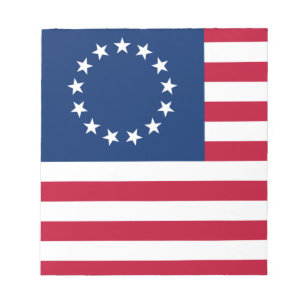 Bloc De Notas Bandera de Betsy Ross en Estados Unidos