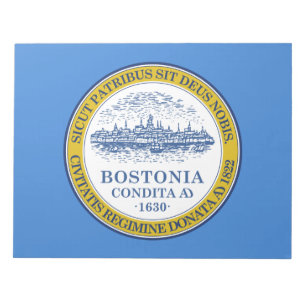 Bloc De Notas Bandera de Boston (Massachusetts)