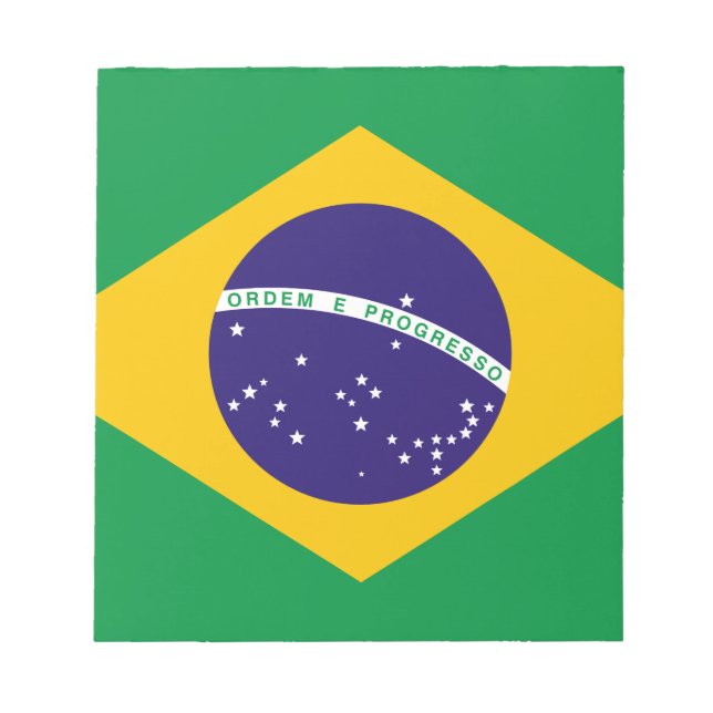 Bloc De Notas Bandera de Brasil (Frente)