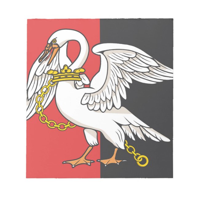 Bloc De Notas Bandera de Buckinghamshire (condado del Reino Unid (Frente)