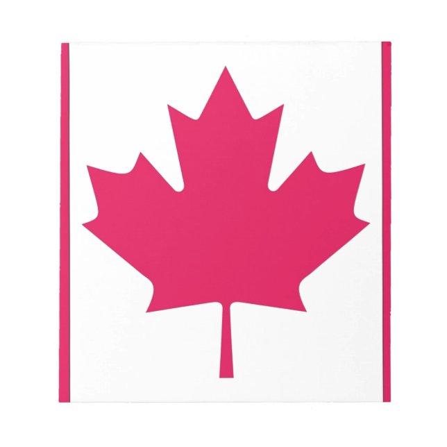 Bloc De Notas Bandera de Canadá (Frente)
