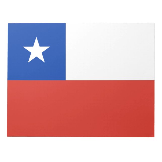 Bloc De Notas Bandera de Chile (Frente)