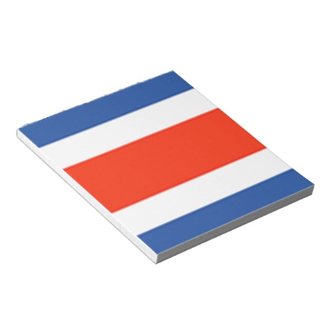 Bloc De Notas Bandera de Costa Rica (Lado Derecho)