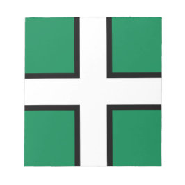 Bloc De Notas Bandera de Devon (condado del Reino Unido)