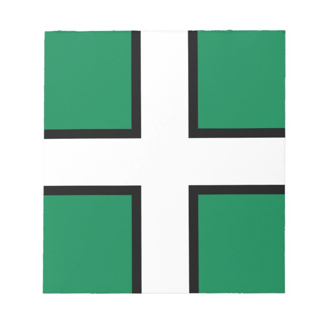 Bloc De Notas Bandera de Devon (condado del Reino Unido) (Frente)