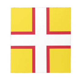 Bloc De Notas Bandera de Dorset (condado del Reino Unido)