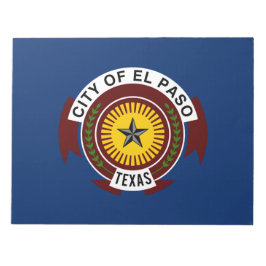 Bloc De Notas Bandera de El Paso (Texas)