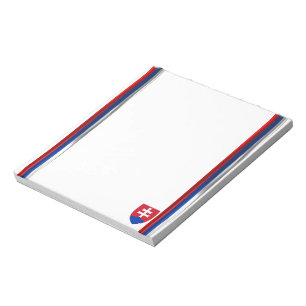 Bloc De Notas Bandera de Eslovaquia