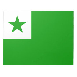 Bloc De Notas Bandera de Esperanto