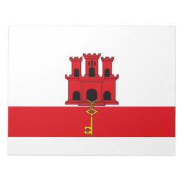Bloc De Notas Bandera de Gibraltar