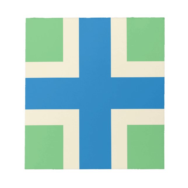 Bloc De Notas Bandera de Gloucestershire (condado británico) (Frente)