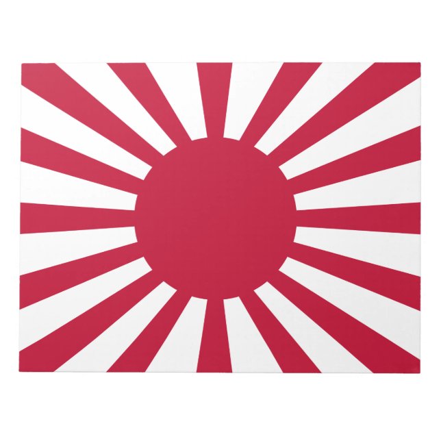 Bloc De Notas Bandera de guerra imperial de Japón (Frente)